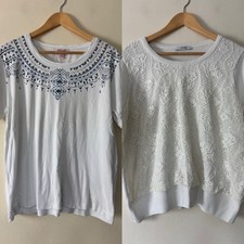 Ladies white tops for sale  BROMSGROVE