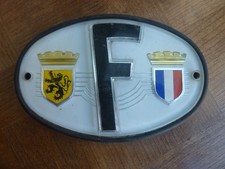 Rare ancienne plaque d'occasion  Marchiennes