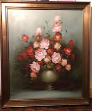 Bouquet roses tableau d'occasion  Saint-Ouen