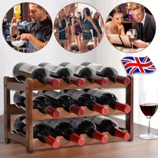 Wooden wine rack for sale  TAMWORTH