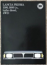 Lancia prisma range for sale  LEICESTER
