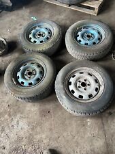 VW T4 TRANSPORTER CONJUNTO DE 4 RODAS DE FURO QUADRADO ANTIGO 701601027 19570R15C, usado comprar usado  Enviando para Brazil