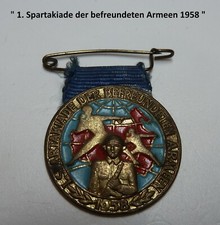 Spartakiade 1958 abzeichen gebraucht kaufen  Ibbenbüren