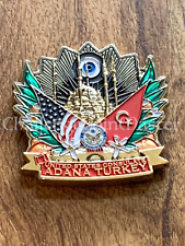 Moeda desafio embaixada da Turquia destacamento guarda de segurança marinha E67 Adana, Turquia, usado comprar usado  Enviando para Brazil