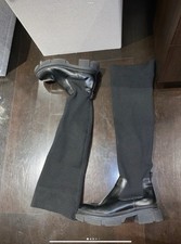 Black knee high for sale  LONDON