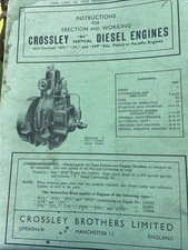 Crossley vertical diesel for sale  HITCHIN