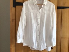 Zara white linen for sale  CRICKHOWELL