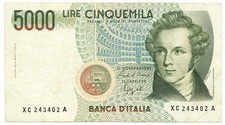 5000 lire italia usato  Pignataro Maggiore