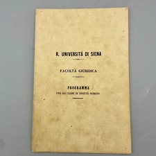 Libretto regia università usato  Siena