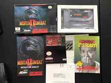 Mortal Kombat II (2) CIB com pôster - Super Nintendo Snes comprar usado  Enviando para Brazil