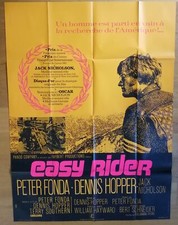 EASY RIDER dennis hopper original GRANDE pôster de filme francês anos 70 comprar usado  Enviando para Brazil