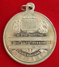 Vintage baptism medal for sale  Angola