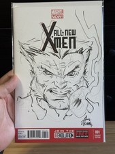 Marvel All New X-Men #1 Ryan Stegman Wolverine arte original capa personalizada comprar usado  Enviando para Brazil