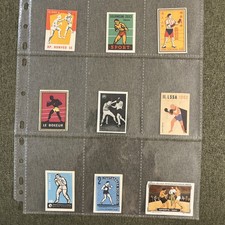Vintage boxing matchbook for sale  DROITWICH