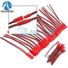 5/10/20 pares conector JST plugue linha de cabo macho e fêmea para bateria lipo controle remoto 100mm, usado comprar usado  Enviando para Brazil