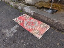 Usado, Tapete de lã vintage Oushak com nós à mão, corredor turco corredor boho comprar usado  Enviando para Brazil