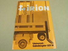 Prospekt irion esy18 gebraucht kaufen  Merseburg