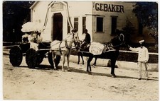 Cartão postal c1909 RPPC Woman’s Club Parade Float Decorah Iowa cavalo e carrinho comprar usado  Enviando para Brazil