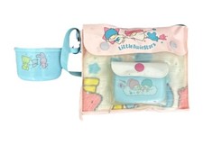 Antigo! Sanrio Little Twin Stars Conjunto Compacto de Banheiro 1976 Toalha Copo Sabonete BOM! comprar usado  Enviando para Brazil