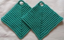 Topflappen set gehäkelt gebraucht kaufen  Wartenberg
