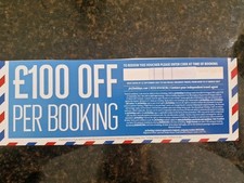 Jet2 voucher 100 for sale  WALSALL