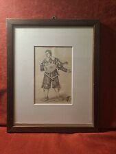 Disegno antico. suonatore usato  Napoli