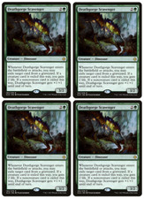 MTG - Playset of 4 x Deathgorge Scavenger - Dinossauro raro - Ixalan (XLN) - LP comprar usado  Enviando para Brazil