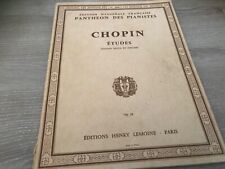 Partition chopin etudes d'occasion  Cagnes-sur-Mer