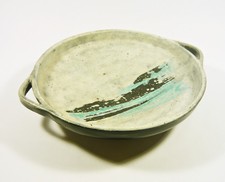 Usado, GORKA LIVIA, BANDEJA DE PRATO RETRÔ ABSTRATA COM ALÇAS, CERÂMICA DE ARTE DOS ANOS 1960! (G278) comprar usado  Enviando para Brazil