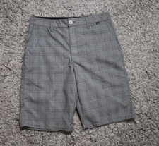 Bermuda Hurley cinza xadrez masculina tamanho 29 casual, usado comprar usado  Enviando para Brazil