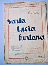 Vecchi spartiti e.a.mario usato  Torre del Greco