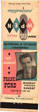 Frank Ford Mr. Capa Matchbook Vintage Midnight News Music 950 WPEN comprar usado  Enviando para Brazil