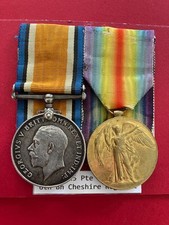 Ww1 medal pair for sale  AMMANFORD