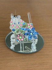 Crystal ornament flower for sale  ROMFORD