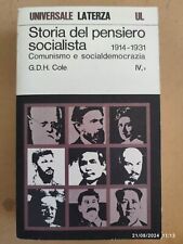 Cole pensiero socialista usato  Quartu Sant Elena