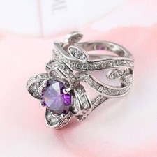 Anello doppio argentato usato  Vercelli