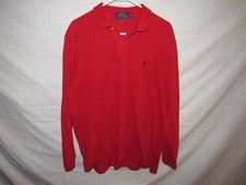 Camisa polo masculina manga longa vermelha ajuste clássico Ralph Lauren tamanho G comprar usado  Enviando para Brazil
