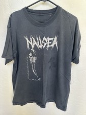 RARO Old Nausea Shirt Anarcho Punk Crust Crass Amebix Descarga Antisect Disrupt comprar usado  Enviando para Brazil