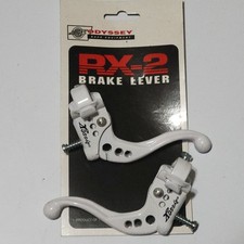old school NOS branco Odyssey RX2 RX-2 alavancas de freio bicicleta estilo livre BMX comprar usado  Enviando para Brazil