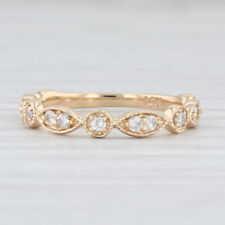 Usado, Neu 0.25ctw Diamant Stapelbar Ring 14k Gelbgold Ehering Formring Größe 6 comprar usado  Enviando para Brazil