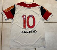 Camiseta masculina pequena rara vintage OLYMPIKUS Flamengo RONALDINHO 2011 Away comprar usado  Enviando para Brazil