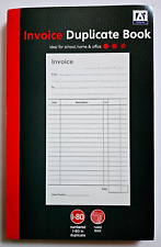 Invoice receipt duplicate for sale  WEMBLEY