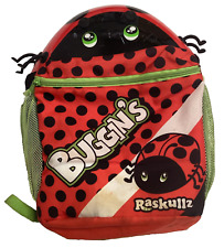 Mochila Raskullz Buggin's Red Ladybug garrafa de água bolsas plástico ajustável comprar usado  Enviando para Brazil