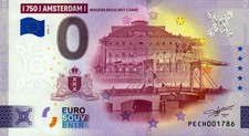 Zero 0 euro banknot - 0 euro - Holandia - 750 Amsterdam 2025-7 na sprzedaż  Wysyłka do Poland