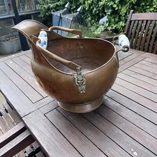 Brass coal scuttle for sale  SHEFFIELD