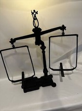 Balança de equilíbrio de ferro antiga decorativa preta comprar usado  Enviando para Brazil