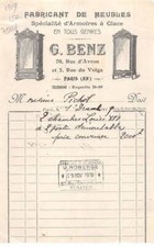 Facture.am20449.paris.75020.19 d'occasion  France