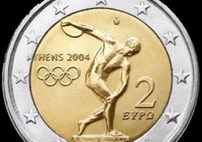 Euro grecia 2004 usato  Vaprio d'Adda