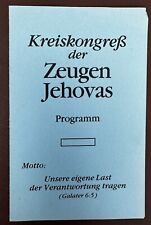 Kreiskongress zeugen jehovas gebraucht kaufen  Bleialf