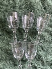 Set vintage etched for sale  LEICESTER